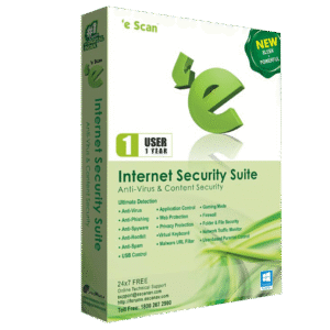 Escan Internet Security 1 User 1 Year Email Delivery